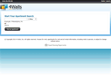 Tablet Screenshot of 4walls.us